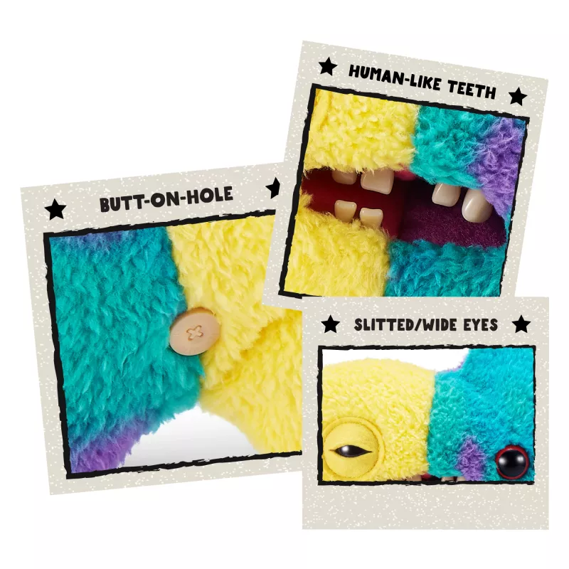 Peluche Zuru Fuggler Misfit Monsters 9 polegadas — figura de peluche sortida, unidade única