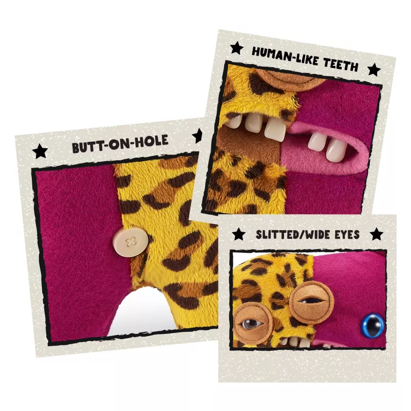 Peluche Zuru Fuggler Misfit Monsters 9 polegadas — figura de peluche sortida, unidade única
