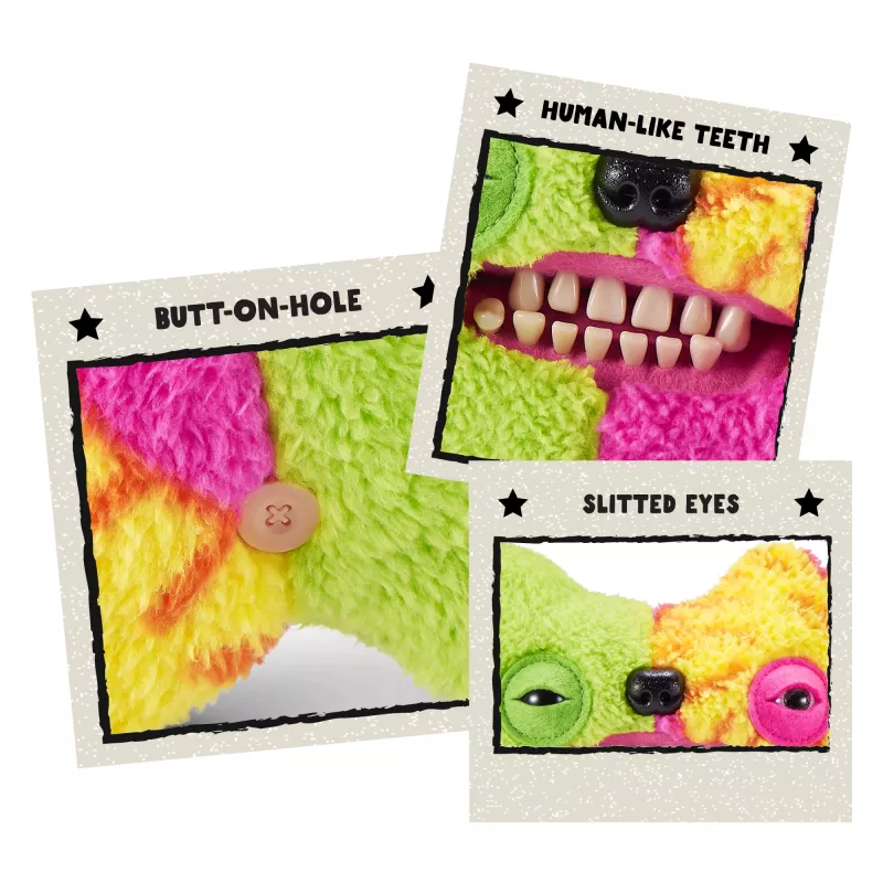 Peluche Zuru Fuggler Misfit Monsters 9 polegadas — figura de peluche sortida, unidade única