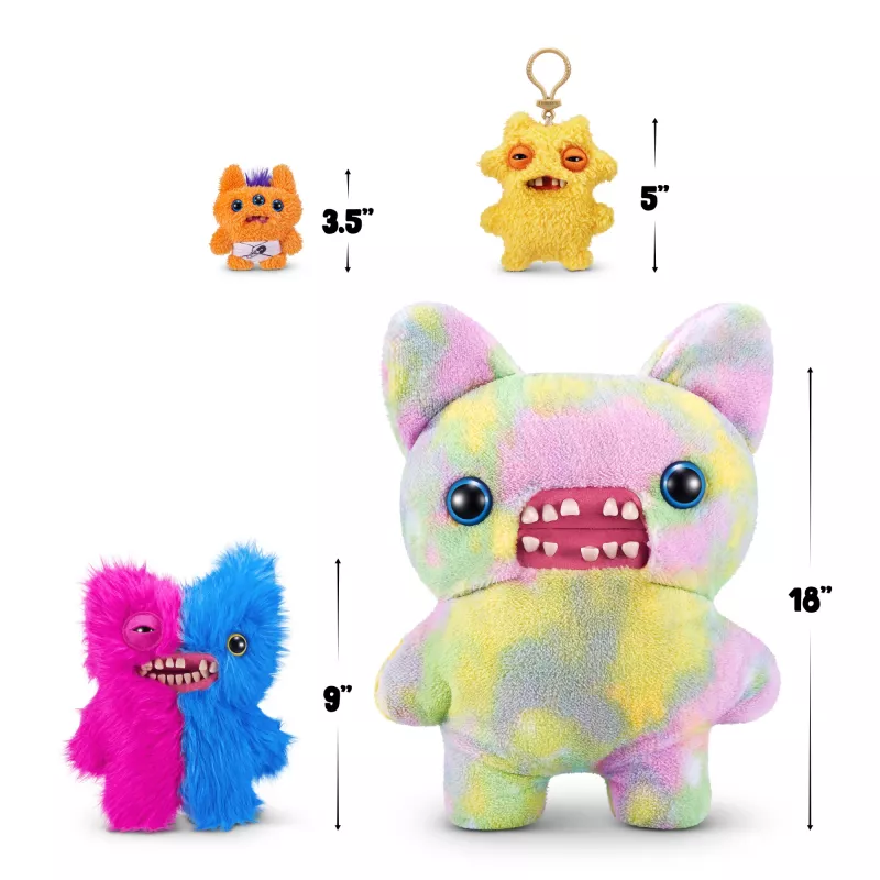 Peluche Zuru Fuggler Misfit Monsters 9 polegadas — figura de peluche sortida, unidade única