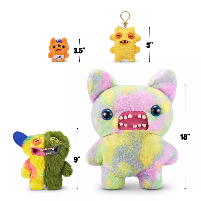 Peluche Zuru Fuggler Misfit Monsters 9 polegadas — figura de peluche sortida, unidade única