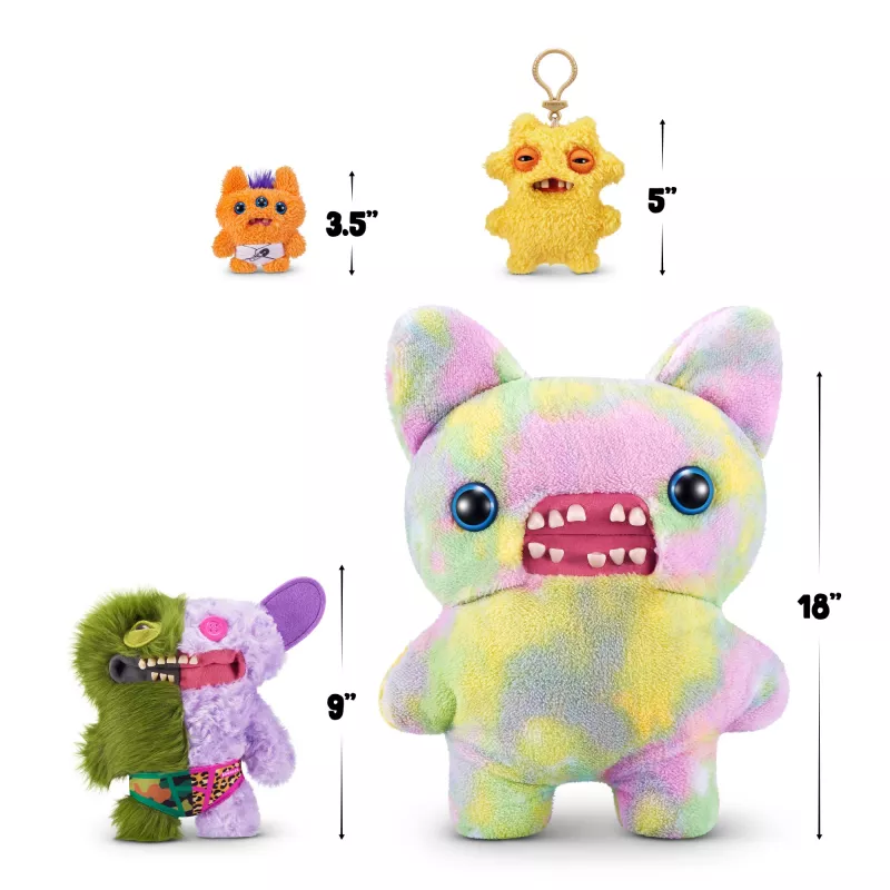 Peluche Zuru Fuggler Misfit Monsters 9 polegadas — figura de peluche sortida, unidade única