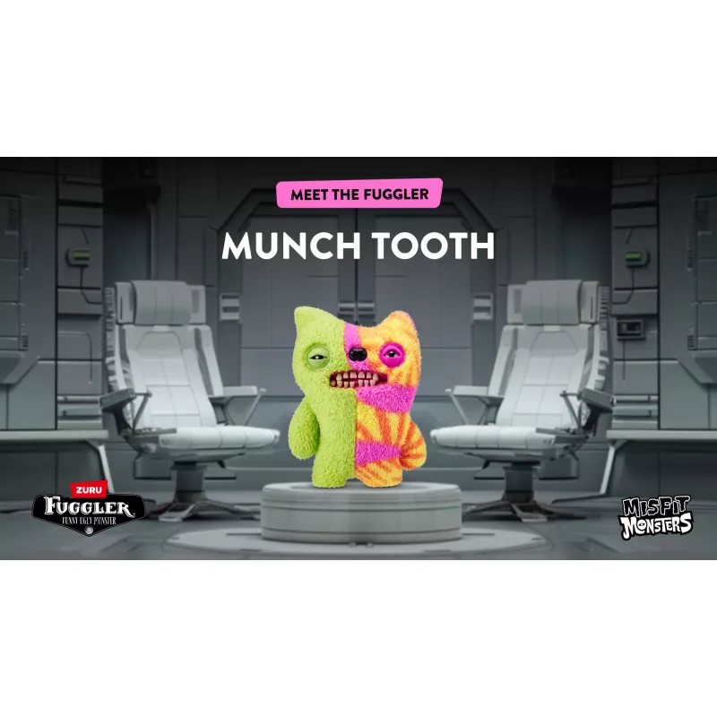 Peluche Zuru Fuggler Misfit Monsters 9 polegadas — figura de peluche sortida, unidade única
