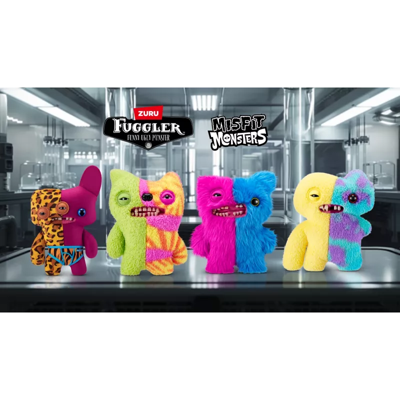 Peluche Zuru Fuggler Misfit Monsters 9 polegadas — figura de peluche sortida, unidade única