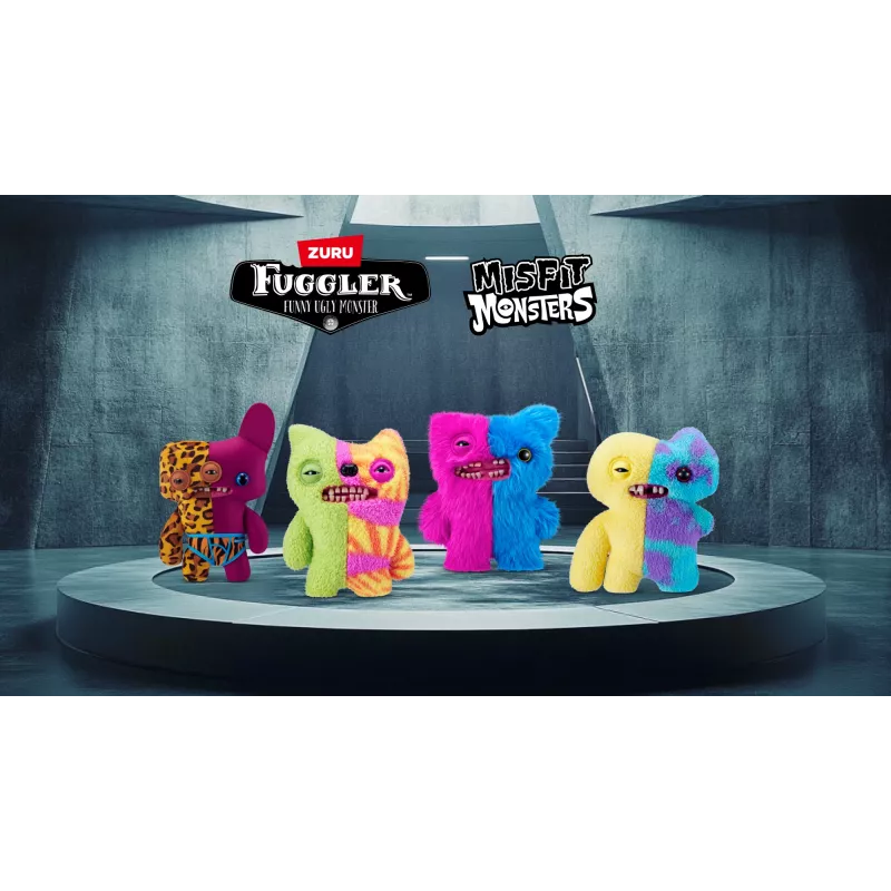 Peluche Zuru Fuggler Misfit Monsters 9 polegadas — figura de peluche sortida, unidade única