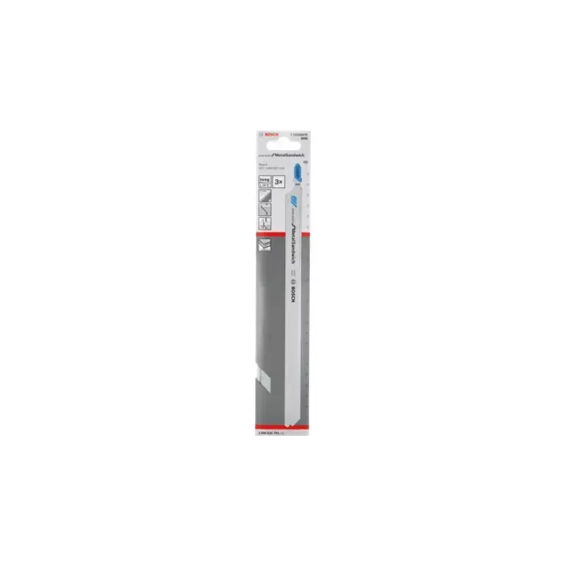 Lâmina de serra de vaivém Bosch T 1018 AFP Precision for Metal-Sandwich bimetal 25 cm