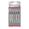 Bosch 2 608 636 431 lâmina de serra de vaivém/serra de recortar/serra sabre lâmina de serra de vaivém bimetal 5 unid.