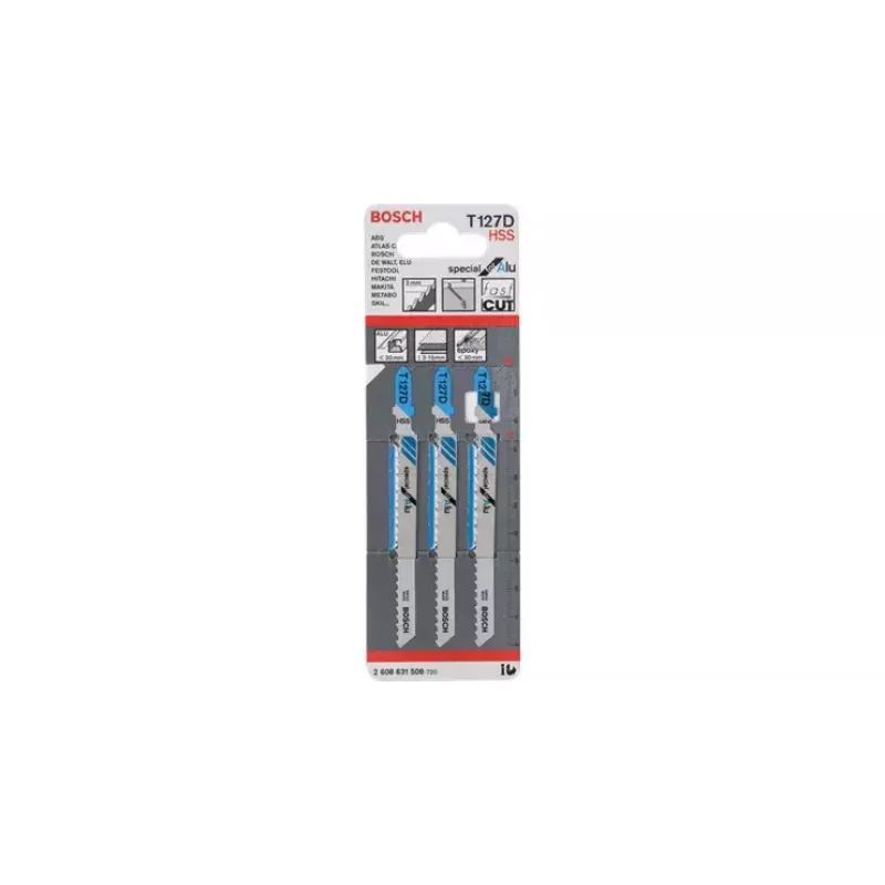 Bosch T 127 D Special for Alu lâminas de serra de vaivém