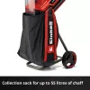 Einhell REDAXXO 36/25 triturador de jardim de facas a bateria, 36 V (2x18 V), ramo máx. 25 mm, solo sem bateria e carregador, vermelho/preto