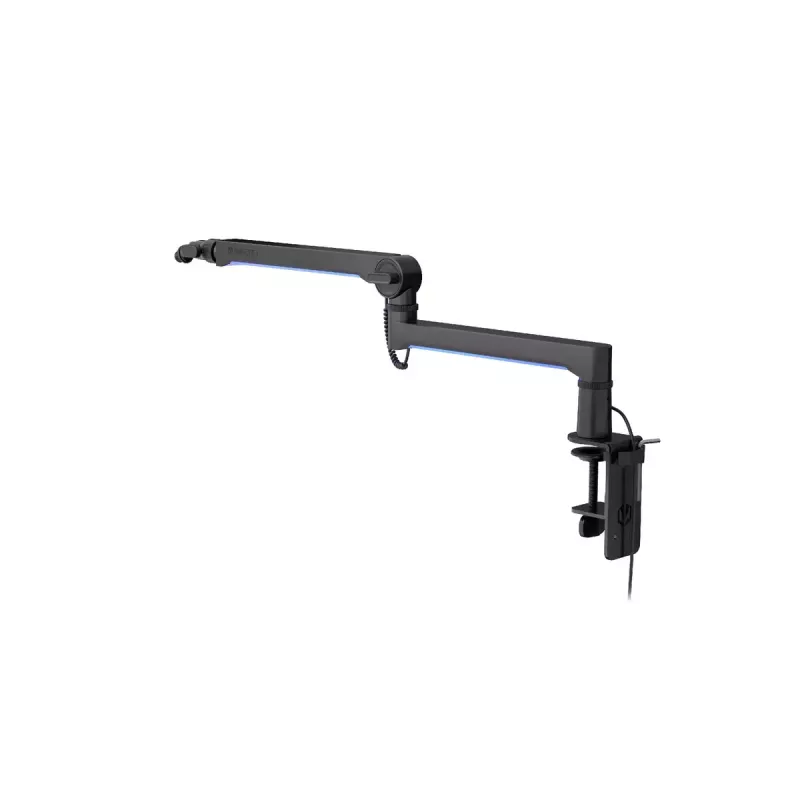ENDORFY Broadcast Low Profile RGB Boom Arm EY0A010 braço para microfone, suporte de secretária, até 2 kg, preto