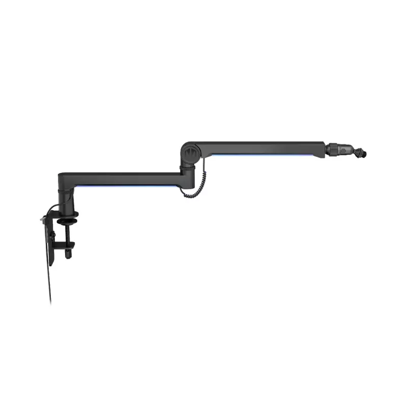 ENDORFY Broadcast Low Profile RGB Boom Arm EY0A010 braço para microfone, suporte de secretária, até 2 kg, preto