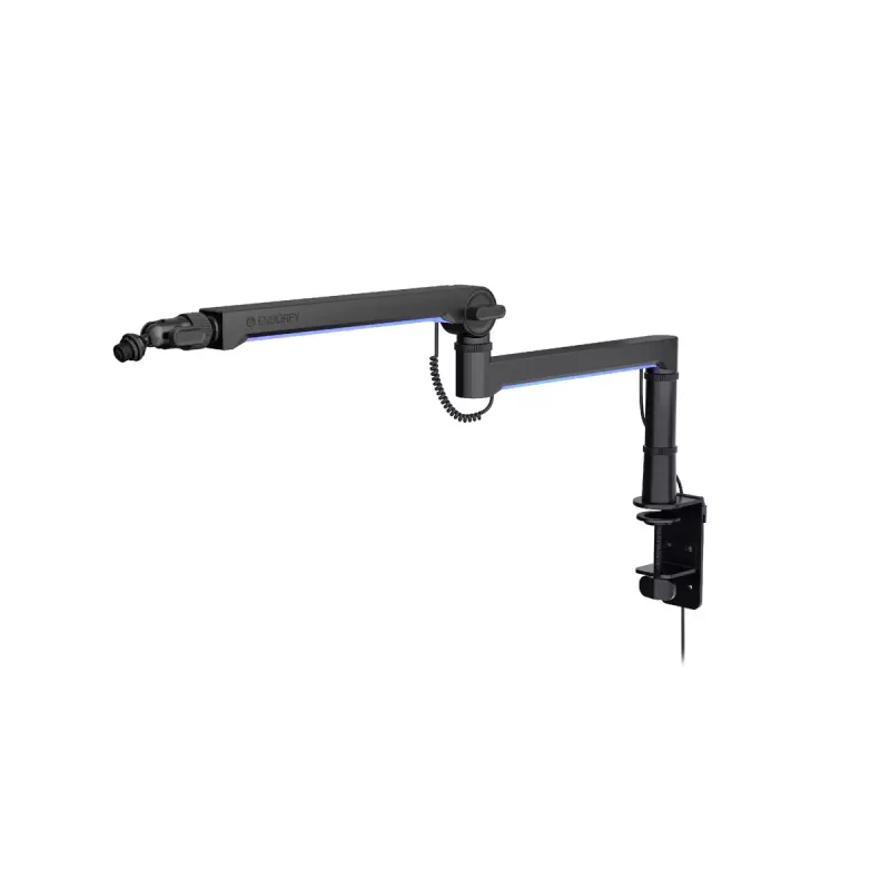 ENDORFY Broadcast Low Profile RGB Boom Arm EY0A010 braço para microfone, suporte de secretária, até 2 kg, preto