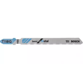 Lâminas de serra de vaivém Bosch T 118 G Basic for Metal 2608631674