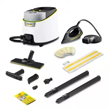 Limpa-vapores Kärcher SC 4 Deluxe com depósito de água de 1,5 litros e potência de 1500 W