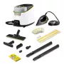 Kärcher SC 4 Deluxe Iron limpador a vapor, 2250 W, branco/preto, com kit de limpeza de pavimentos EasyFix e ferro a vapor