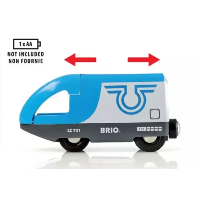 Acessório de vias para veículo de brincar BRIO 33506 — 3 peças, multicolor, pilha AAA
