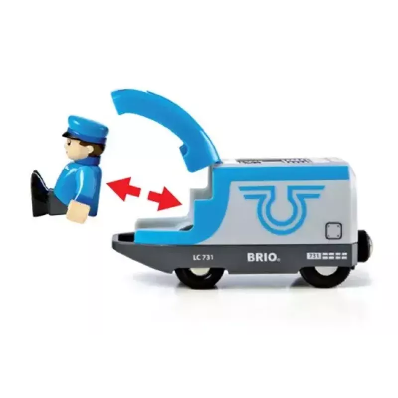 Acessório de vias para veículo de brincar BRIO 33506 — 3 peças, multicolor, pilha AAA