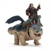 Conjunto de figuras de ação Spinmaster – DreamWorks Dragons: Gronckle & Fishlegs, multicolor, a partir dos 4 anos