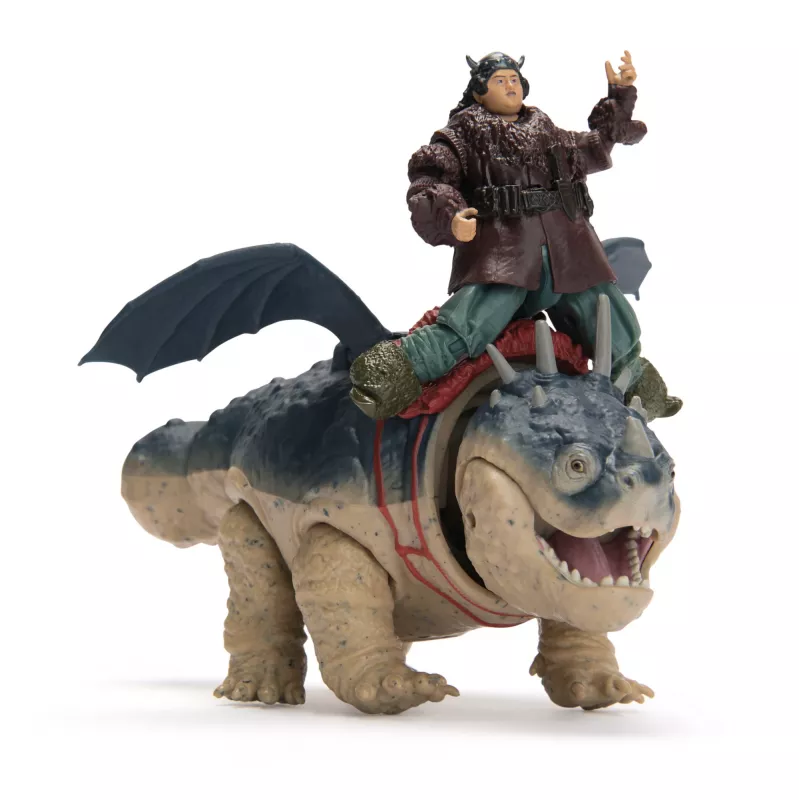 Conjunto de figuras de ação Spinmaster – DreamWorks Dragons: Gronckle & Fishlegs, multicolor, a partir dos 4 anos