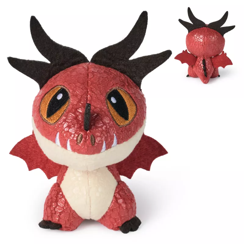 Figura de dragão de peluche colecionável Spin Master How to Train Your Dragon – design totem, figura macia, variantes sortidas