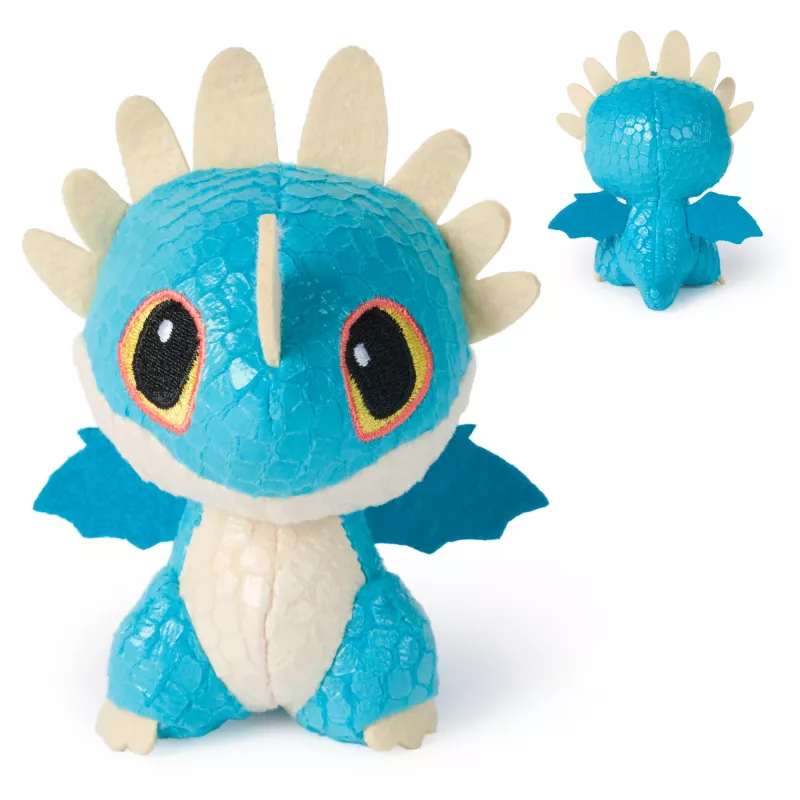 Figura de dragão de peluche colecionável Spin Master How to Train Your Dragon – design totem, figura macia, variantes sortidas