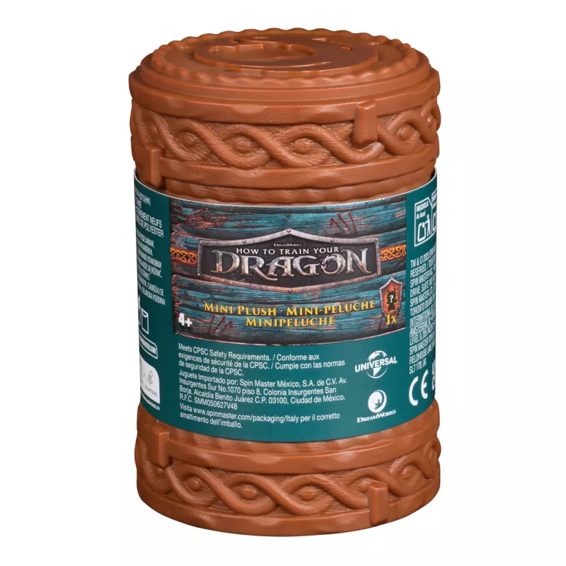 Figura de dragão de peluche colecionável Spin Master How to Train Your Dragon – design totem, figura macia, variantes sortidas