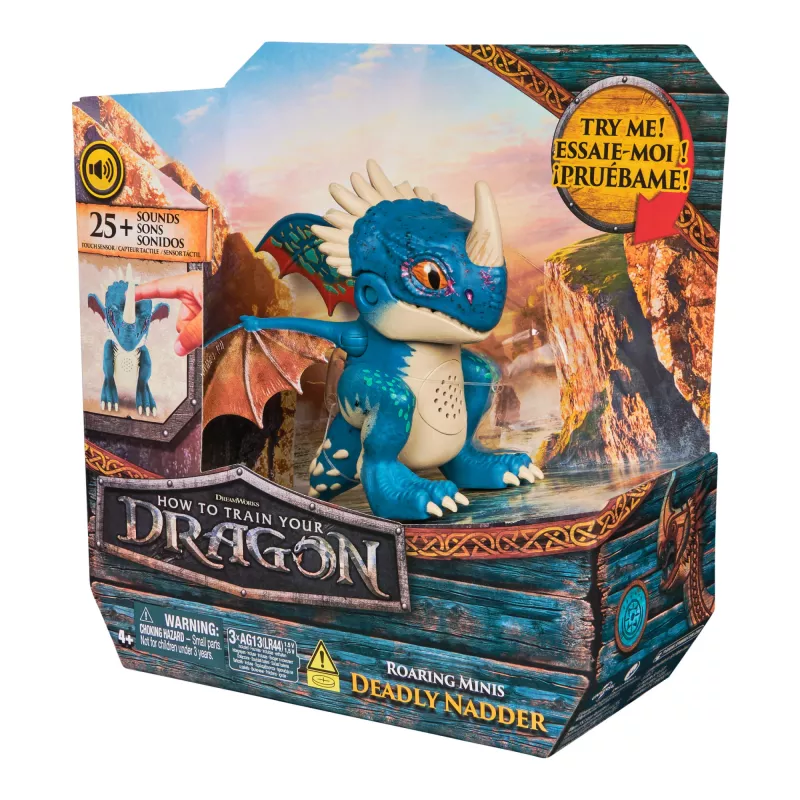 Spin Master Como Treinar o Teu Dragão - Mini dragão interativo Stormfly