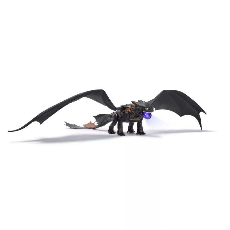 Figura de ação Spinmaster Ultimate Plasma Blast Toothless 25 polegadas asas luz e som, a partir dos 4 anos