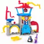 PAW Patrol : Air Rescue, conjunto de brincar Aeroporto Pup Squad Adventure Bay, com carro de brincar Chase e lançador de veículos, brinquedo infantil para rapazes e raparigas a partir dos 3 anos
