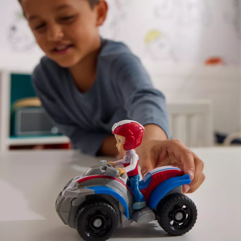PAW Patrol, veículo de brincar ATV do Ryder com figura de ação colecionável, brinquedo infantil de orientação sustentável para rapazes e raparigas a partir dos 3 anos