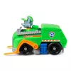 PAW Patrol, camião de reciclagem do Rocky, carro de brincar com figura de ação colecionável, brinquedo sustentável para rapazes e raparigas a partir dos 3 anos