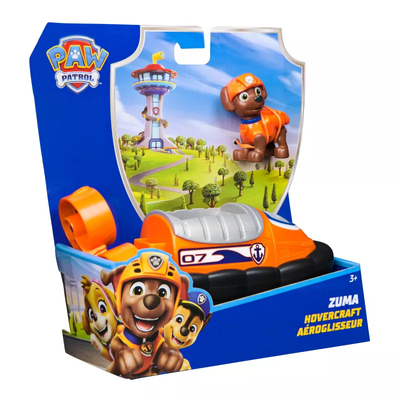 Veículo PAW Patrol Hovercraft da Zuma plástico preto laranja 3+