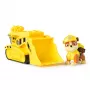 PAW Patrol, o bulldozer do Rubble, camião de brincar com figura de ação colecionável, brinquedo infantil com preocupações de sustentabilidade para rapazes e raparigas a partir dos 3 anos