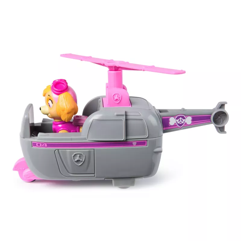 PAW Patrol, o helicóptero da Skye, veículo de brincar com figura colecionável, brinquedo infantil de produção sustentável para rapazes e raparigas a partir dos 3 anos