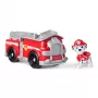 PAW Patrol, o carro de bombeiros do Marshall, veículo de brincar com figura de ação colecionável, brinquedo infantil de produção sustentável para rapazes e raparigas a partir dos 3 anos