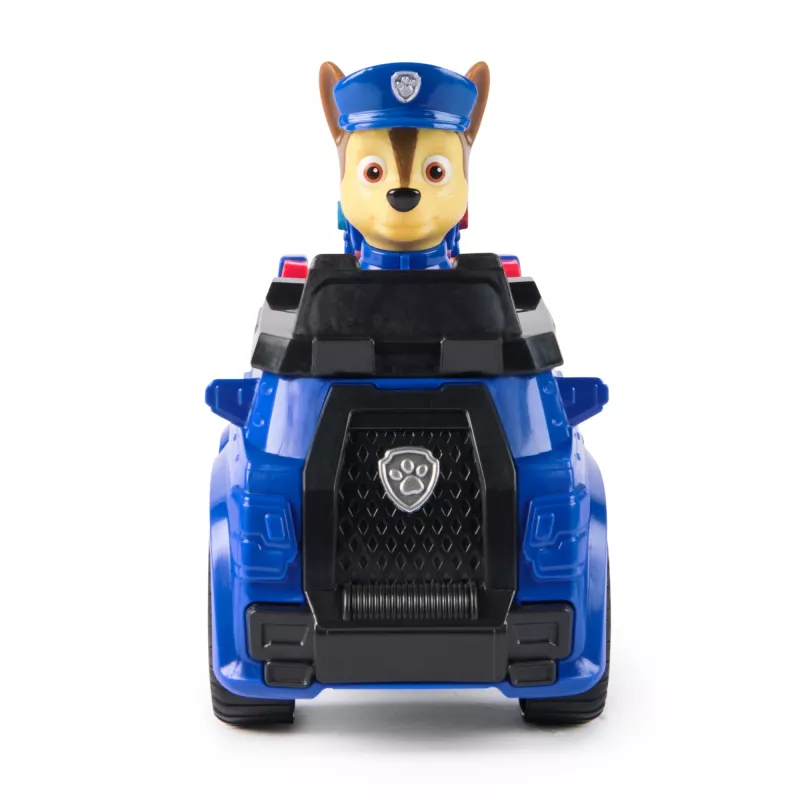 PAW Patrol, o carro de intervenção do Chase, carro de brincar com figura colecionável, brinquedo infantil sustentável para rapazes e raparigas a partir dos 3 anos