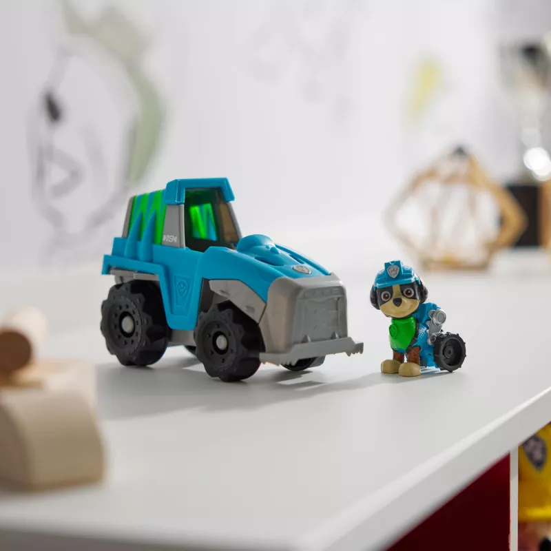 Veículo Spin Master PAW Patrol Rex’s Dinosaur Rescue Vehicle — plástico, para crianças a partir dos 3 anos