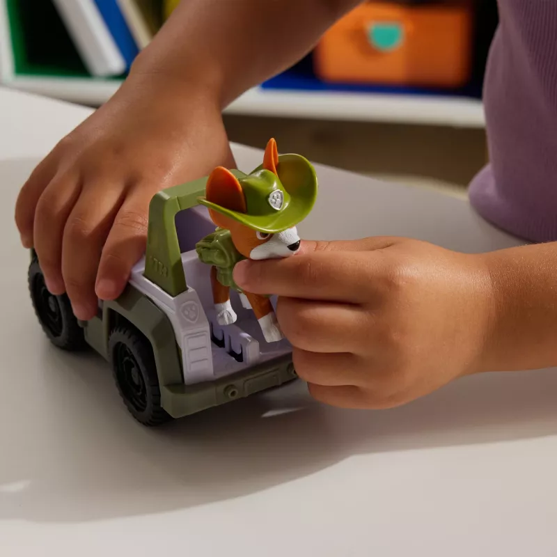 Veículo PAW Patrol Tracker’s Jungle Rescue Vehicle verde plástico