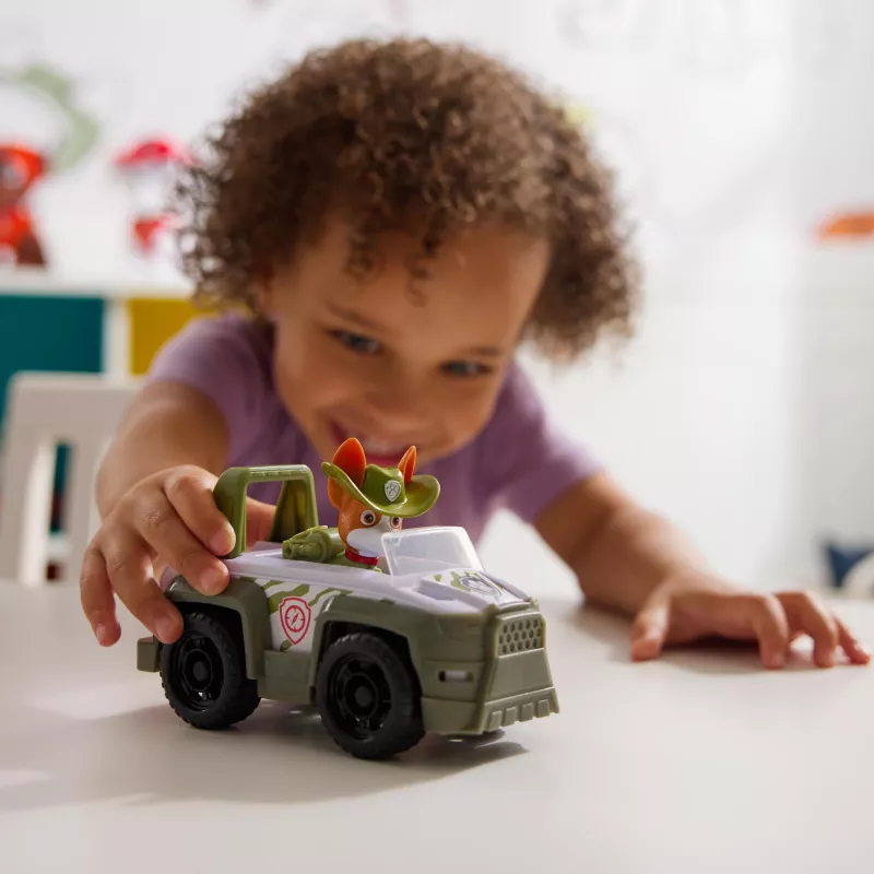Veículo PAW Patrol Tracker’s Jungle Rescue Vehicle verde plástico