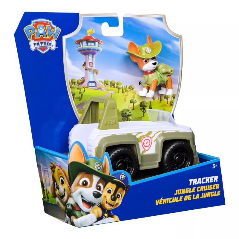 Veículo PAW Patrol Tracker’s Jungle Rescue Vehicle verde plástico