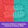 Spin Master Kinetic Sand Mold n' Flow Set areia de brincar, 680 g, vermelho/turquesa, a partir dos 3 anos