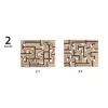 BRIO 34030 Labyrinth placas de substituição (2 un.), jogo de destreza, castanhas/pretas, a partir dos 6 anos