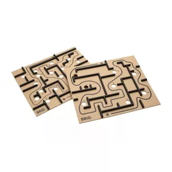 Jogo de tabuleiro labirinto de madeira Ravensburger BRIO Labyrinth Boards, preto, 273×228×9 mm, a partir dos 6 anos
