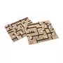 BRIO 34030 Labyrinth placas de substituição (2 un.), jogo de destreza, castanhas/pretas, a partir dos 6 anos