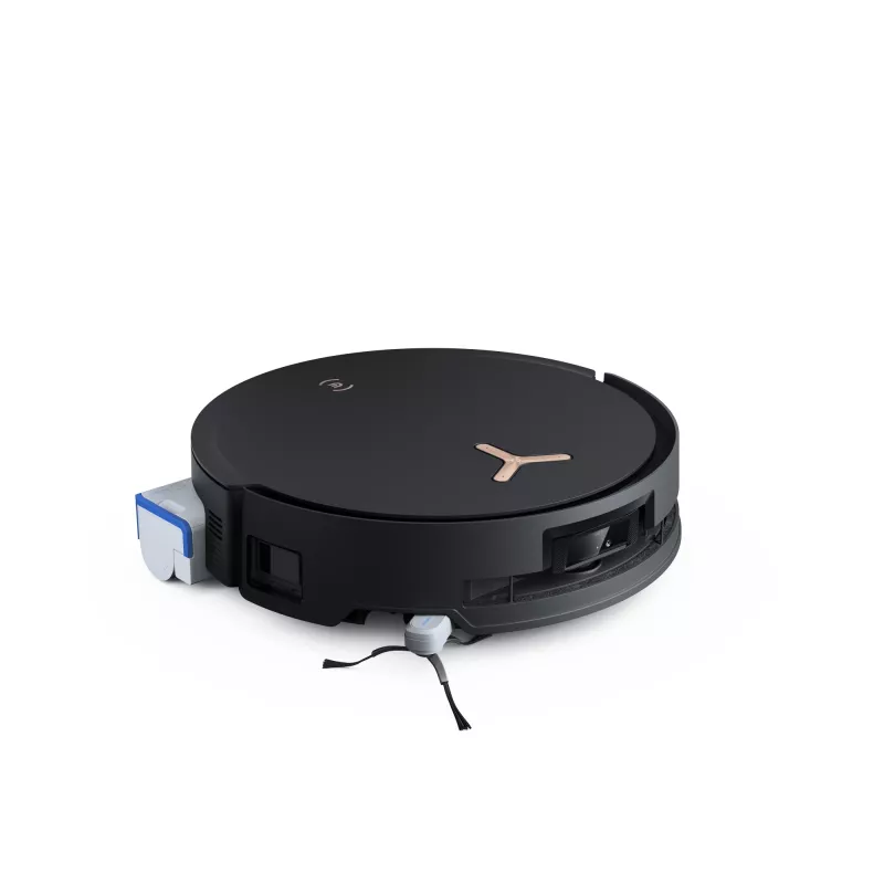 Robô aspirador Ecovacs Deebot X8 Pro Omni, preto, saco de pó 0,22 L, autonomia 145 min, Li-Ion 6400 mAh