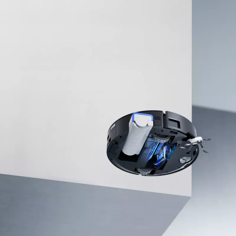Robô aspirador Ecovacs Deebot X8 Pro Omni, preto, saco de pó 0,22 L, autonomia 145 min, Li-Ion 6400 mAh
