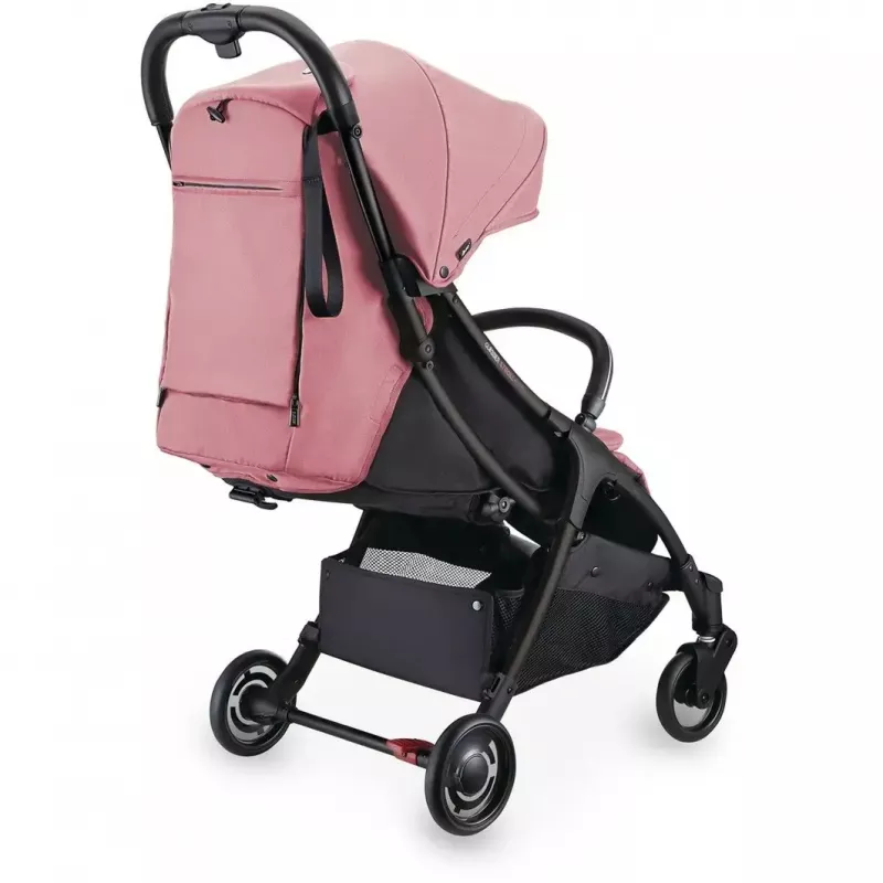 Carrinho de bebé GLOBBER Stroll Lite rosa – carrinho de bebé compacto, leve e dobrável