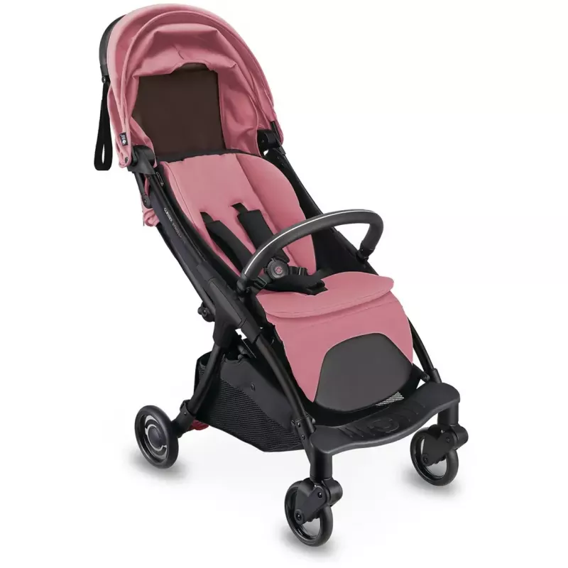 Carrinho de bebé GLOBBER Stroll Lite rosa – carrinho de bebé compacto, leve e dobrável