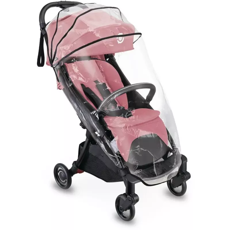 Carrinho de bebé GLOBBER Stroll Lite rosa – carrinho de bebé compacto, leve e dobrável