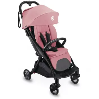 Carrinho de bebé GLOBBER Stroll Lite rosa – carrinho de bebé compacto, leve e dobrável